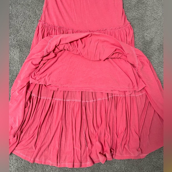 Sundry Tiered Tank Maxi Dress Coral size XS - Picture 8 of 13